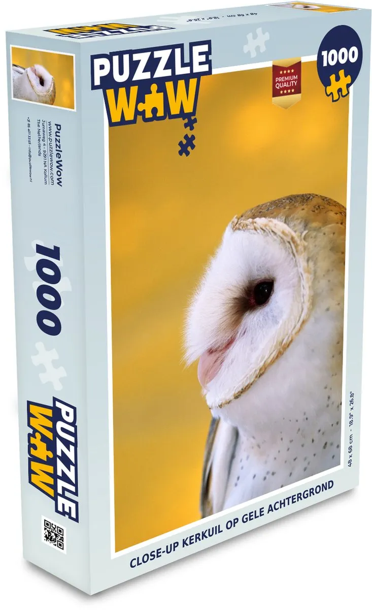PuzzleWow Uil Legpuzzel 1000 Stuks