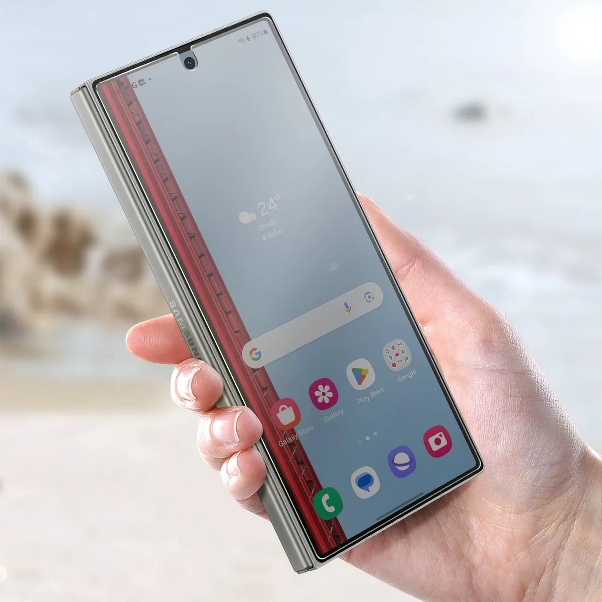 Samsung Galaxy Z Fold6 Schermbeschermer Anti-reflecterend - 2 Stuks - afbeelding 6 van 6