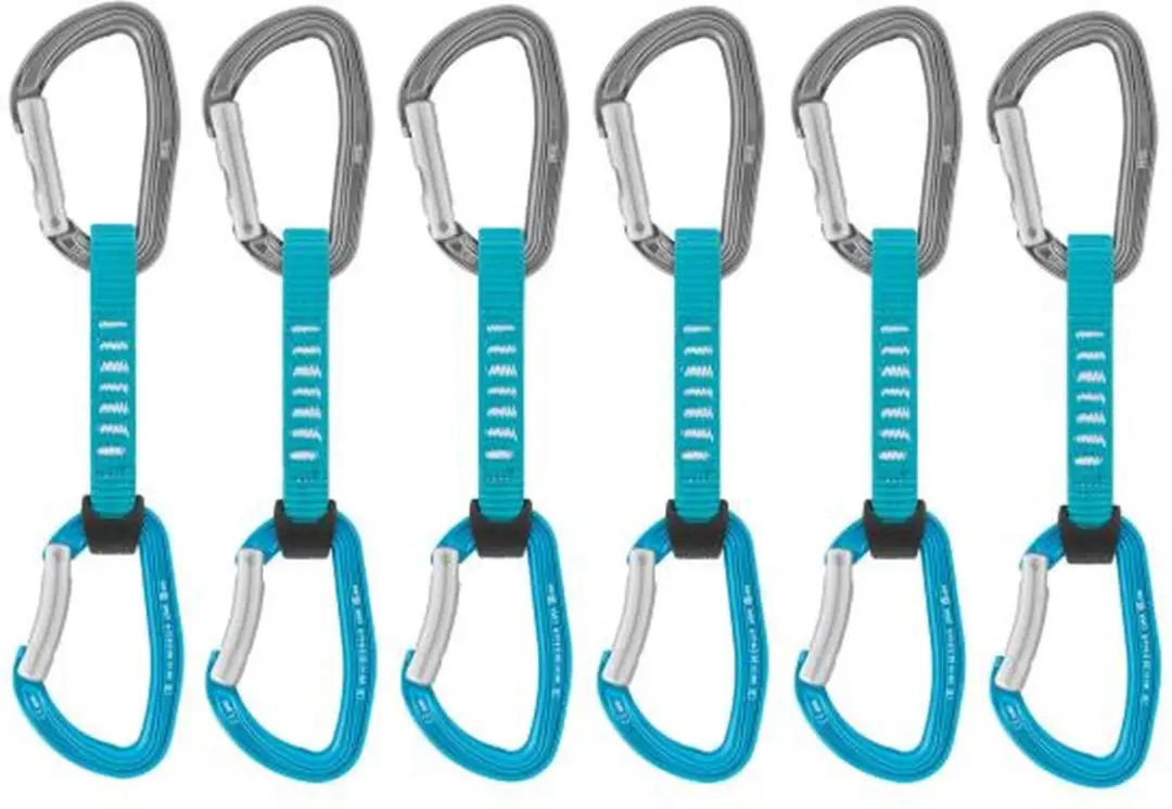 Petzl Djinn Axess Quickdraw 6 Stuks - 11cm - Turquoise - afbeelding 4 van 4