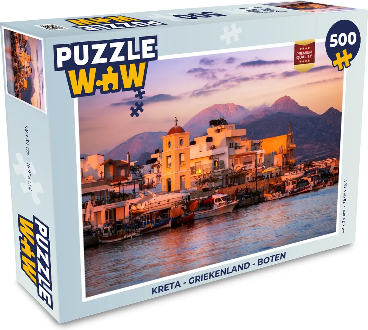 PuzzleWow Kreta Legpuzzel 500 Stuks