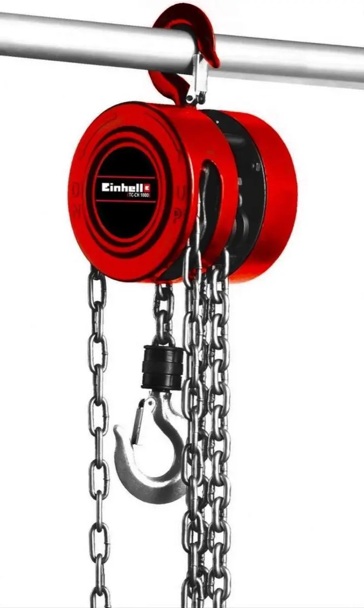 Einhell TC-CH 1000 Kettingtakel 1000kg - Rood - afbeelding 2 van 6