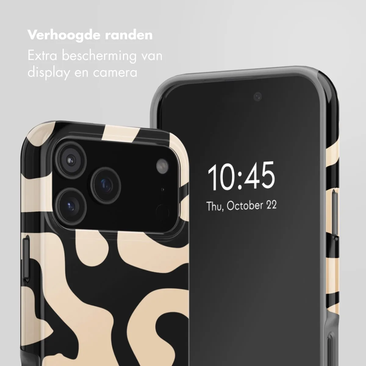 Selencia Hoesje iPhone 17 Pro MagSafe Art Wave Black