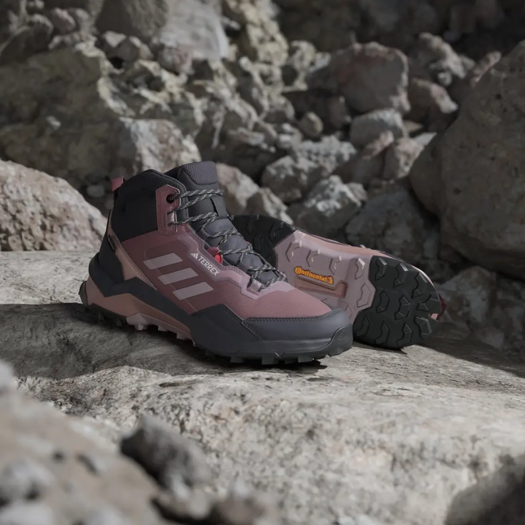Adidas Terrex AX4 Mid GTX Wandelschoenen Dames - Bordeaux - afbeelding 4 van 6