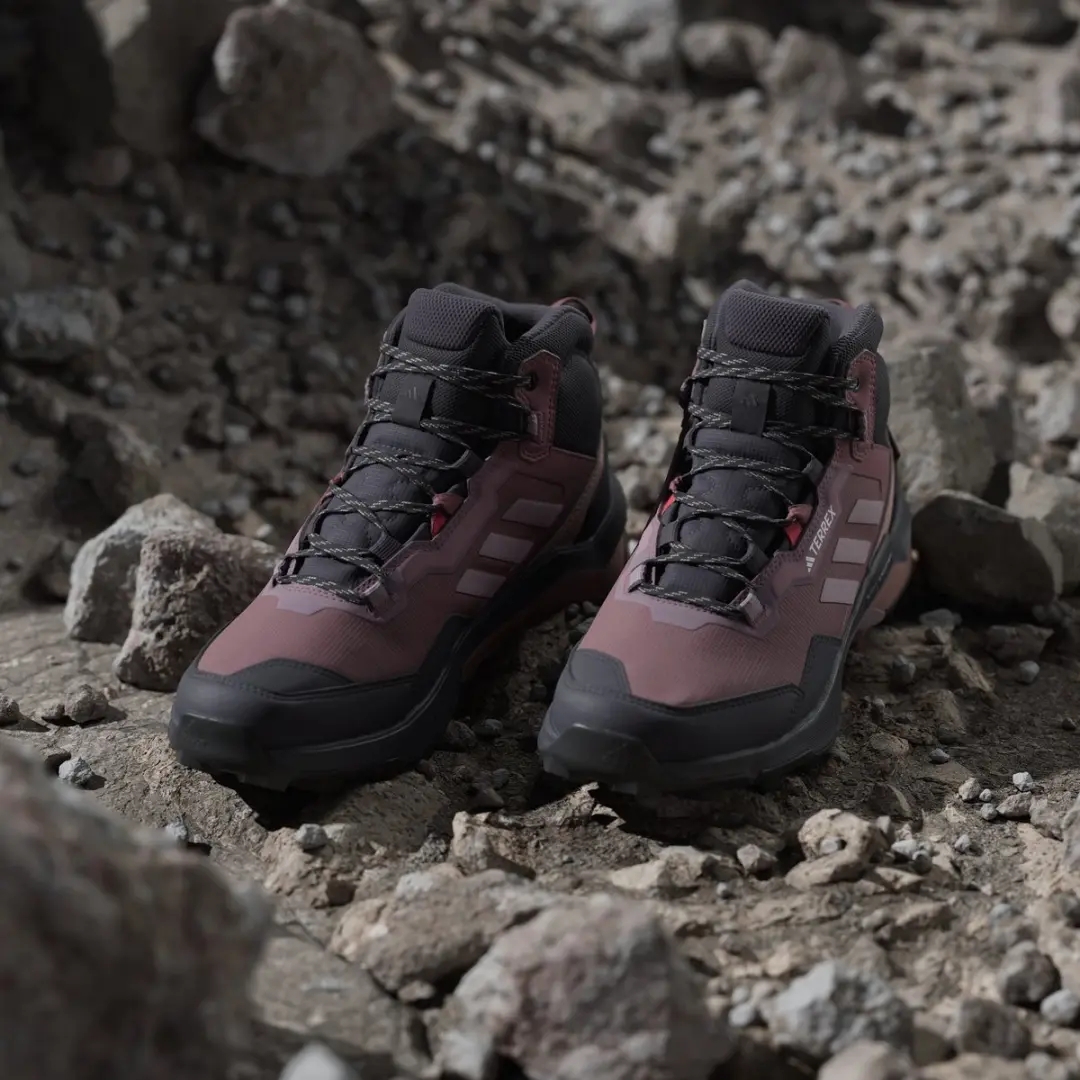 Adidas Terrex AX4 Mid GTX Wandelschoenen Dames - Bordeaux - afbeelding 3 van 6