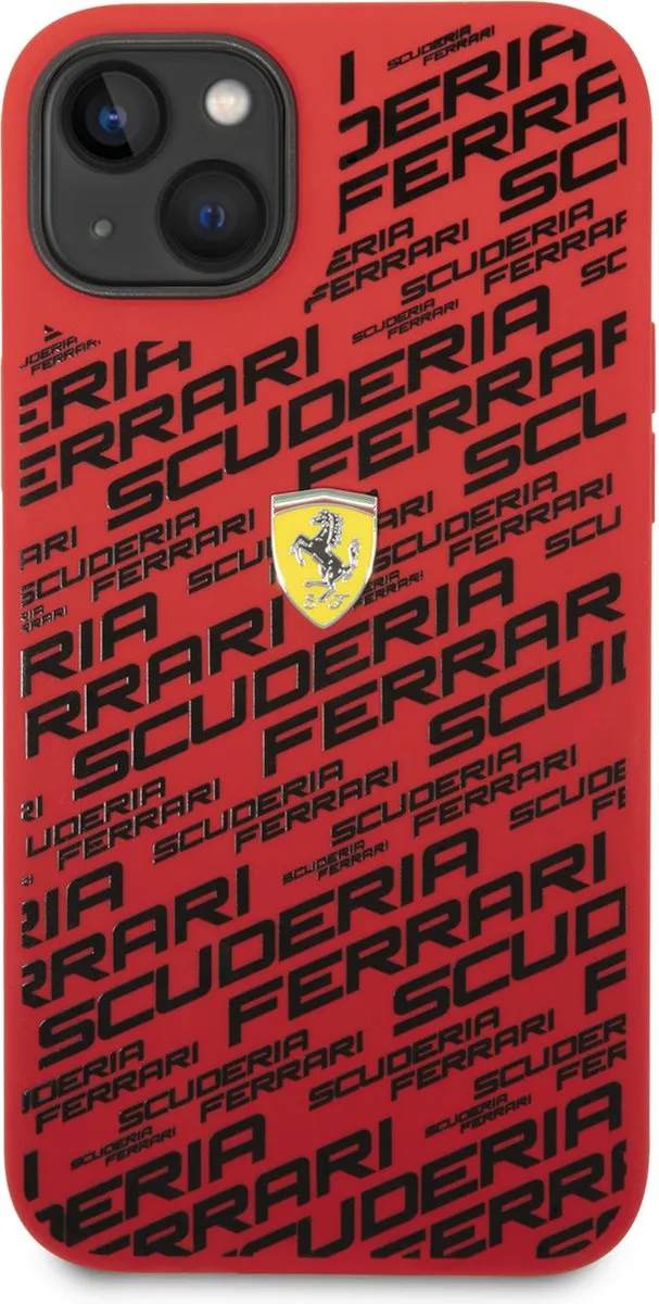Ferrari iPhone 14 Plus Hoesje - Rood - MagSafe