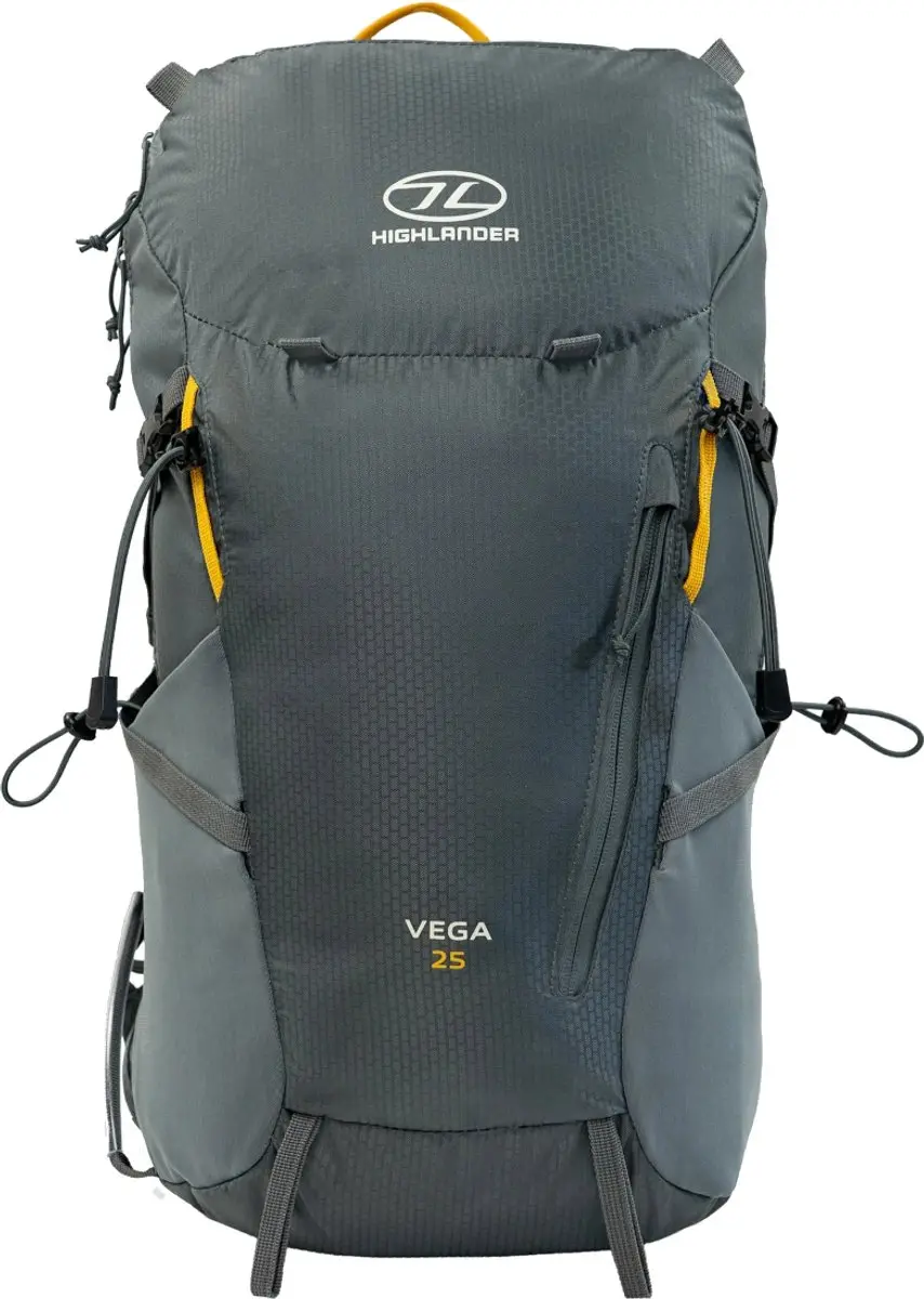 Highlander Vega Rucksack 25L - Grijs - afbeelding 2 van 4