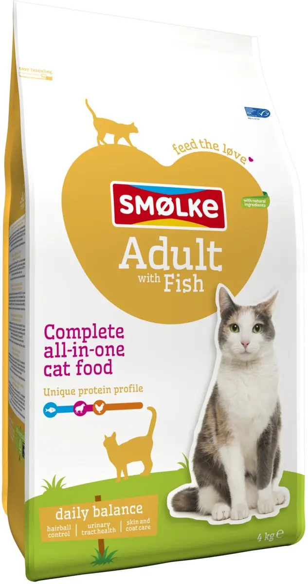 Smølke Adult Vis Kattenvoer 4kg