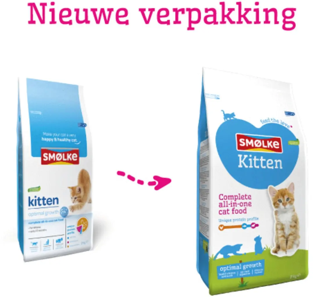 Smølke Kitten Kattenvoer 4kg - afbeelding 6 van 6