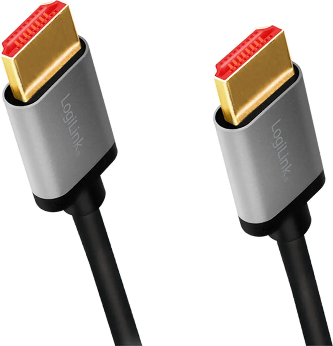 Logilink HDMI Kabel 1m - Zwart/grijs - afbeelding 4 van 6