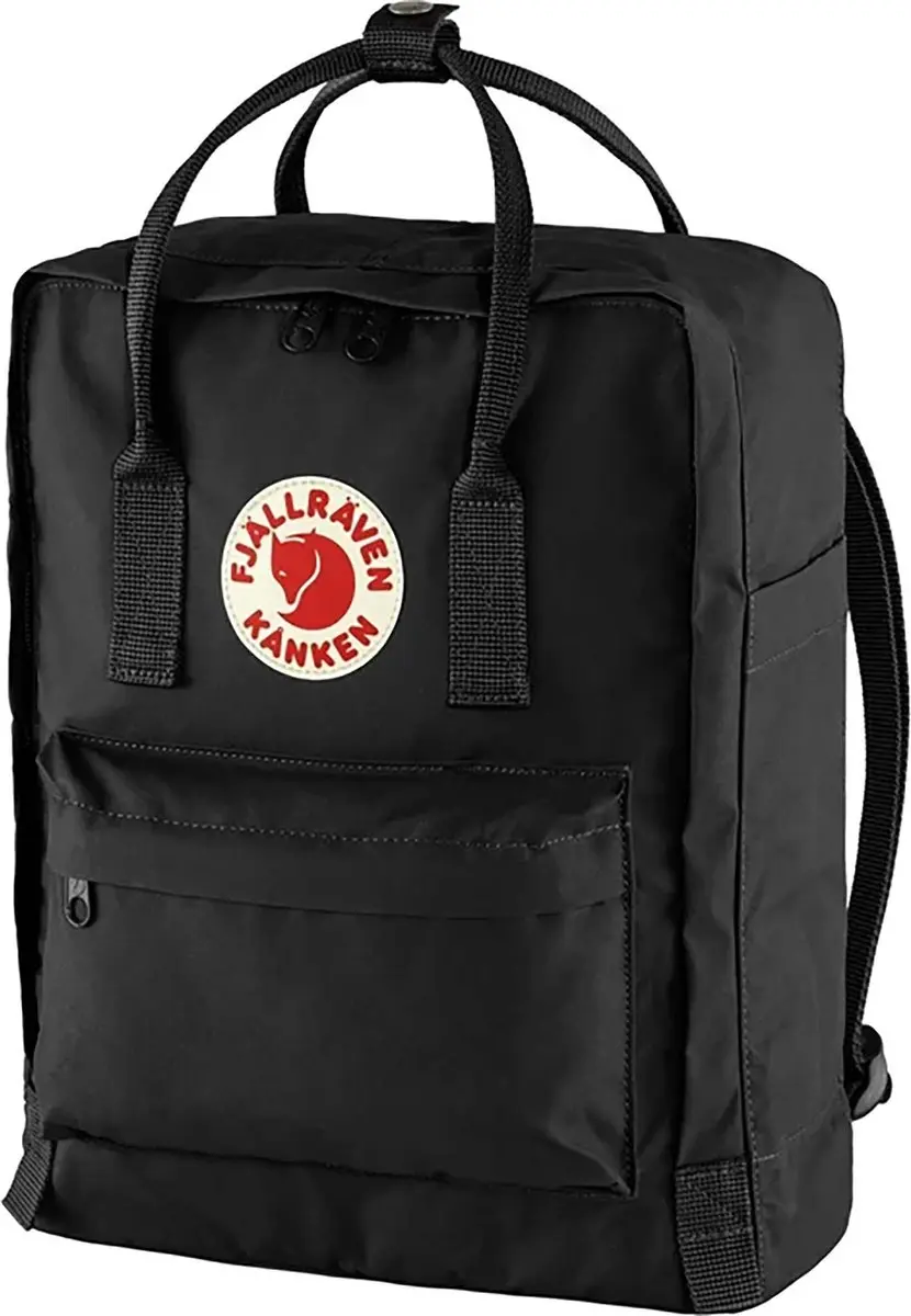 Fjällräven Kånken Rugzak 16L - Zwart - afbeelding 5 van 6