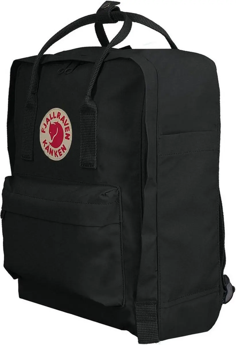 Fjällräven Kånken Rugzak 16L - Zwart - afbeelding 2 van 6