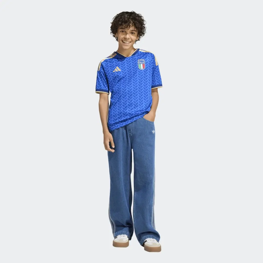 adidas Italië 2026 Thuisshirt Junior JY7585 - Blauw - afbeelding 6 van 6