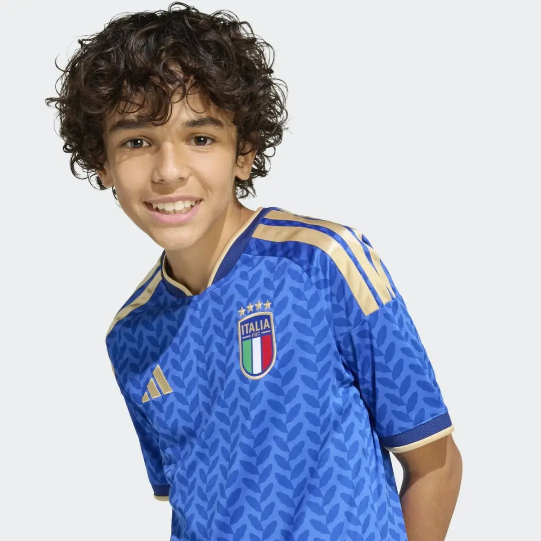 adidas Italië 2026 Thuisshirt Junior JY7585 - Blauw - afbeelding 3 van 6