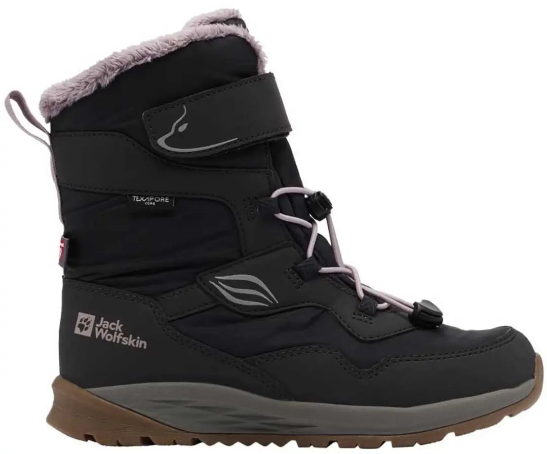 Jack Wolfskin Polar Bear-g Texapore High Vc Sneeuwlaarzen Zwart EU 28 Kinderen