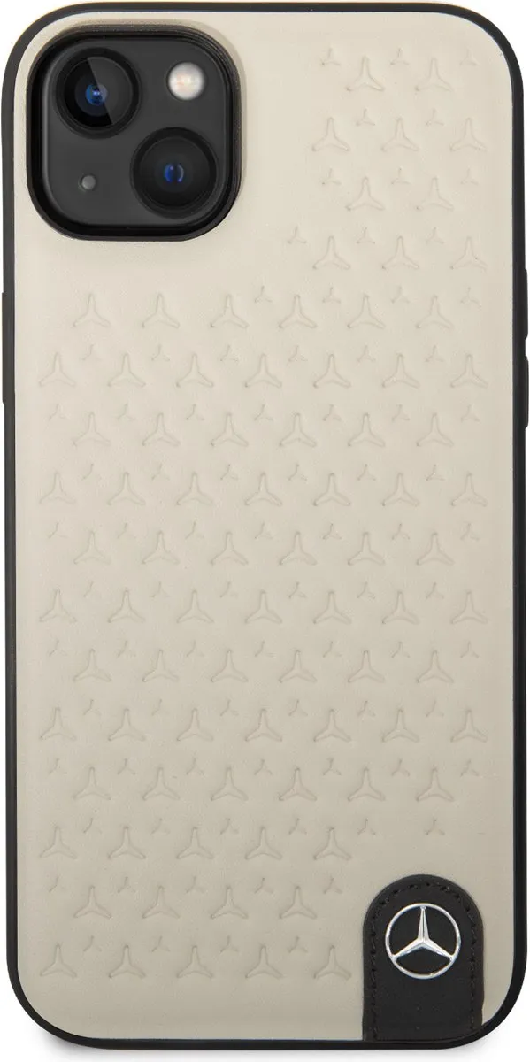 Mercedes-Benz Pu Smartphonehoesje iPhone 14 Plus - Beige - afbeelding 6 van 6