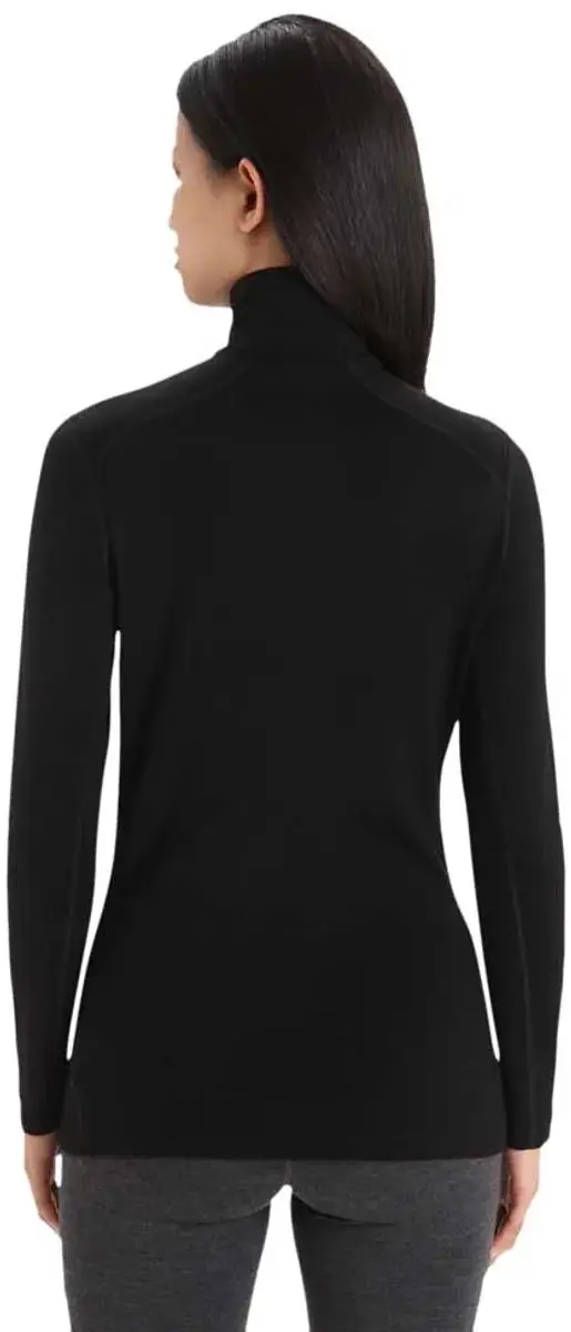 Icebreaker 260 Tech Half Zip Dames - Zwart L - afbeelding 3 van 6