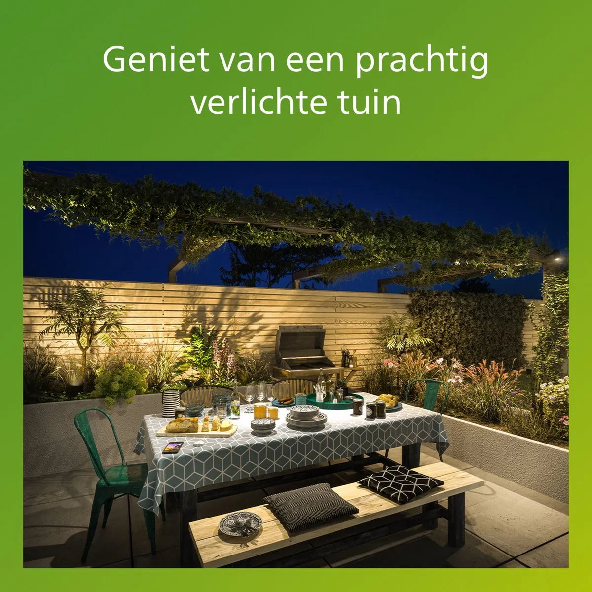 Philips Yarixa Solar Wandlamp - Zwart