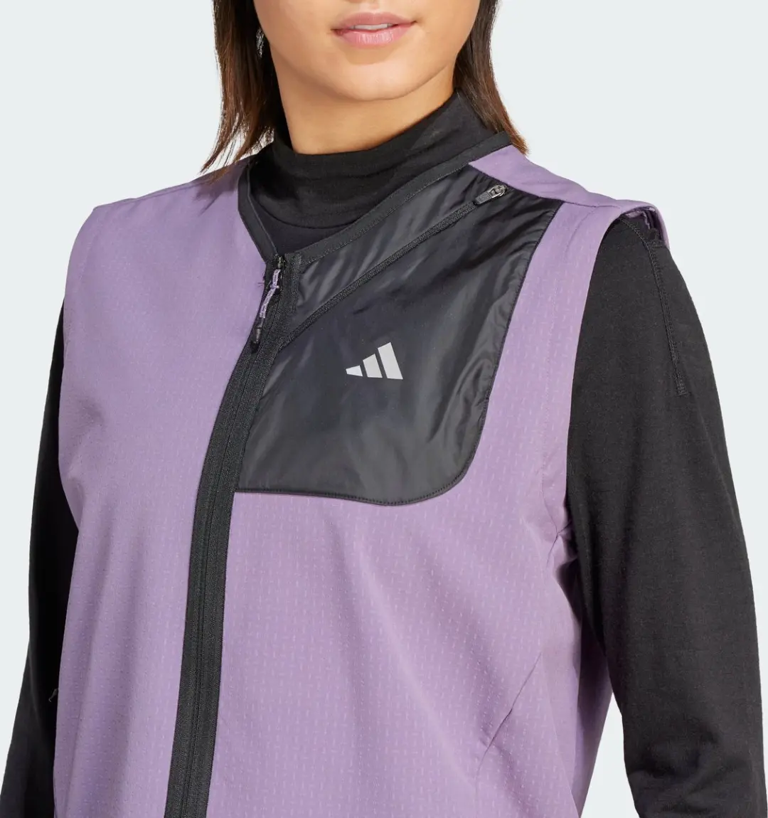 adidas Ultimate Conquer the Elements COLD.RDY Jack - Dames - Paars S - afbeelding 2 van 6