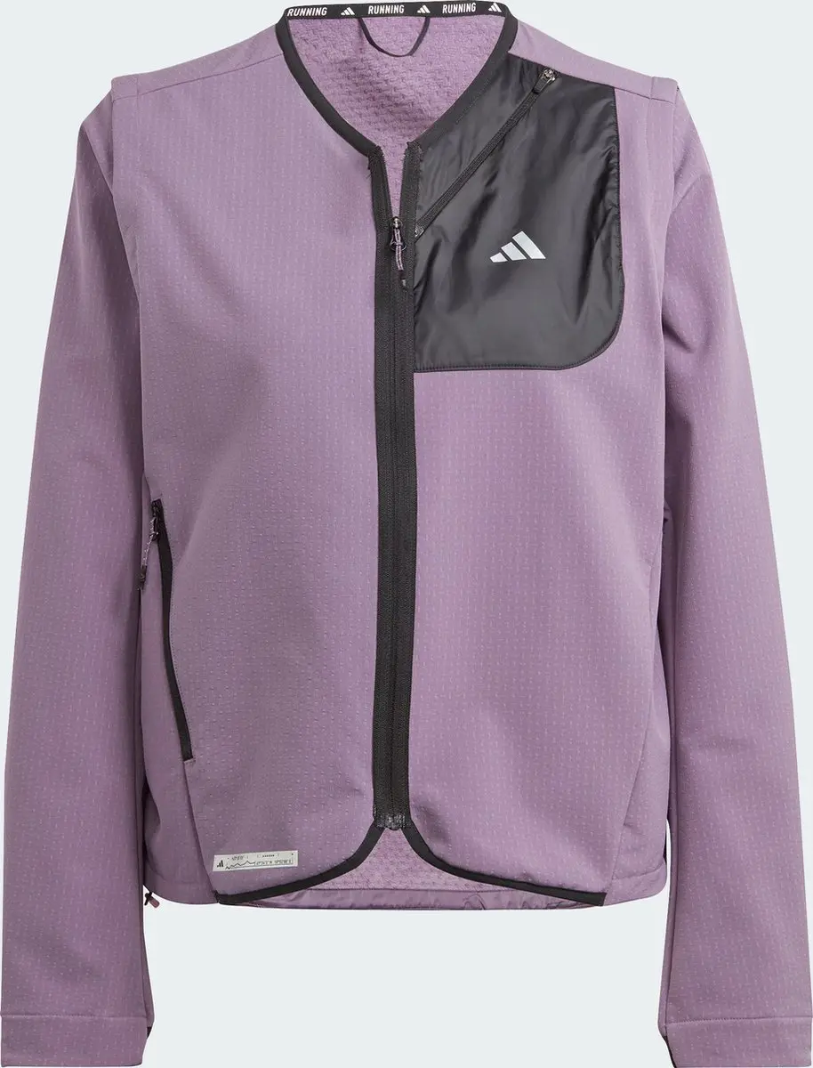 adidas Ultimate Conquer the Elements COLD.RDY Jack - Dames - Paars S - afbeelding 6 van 6
