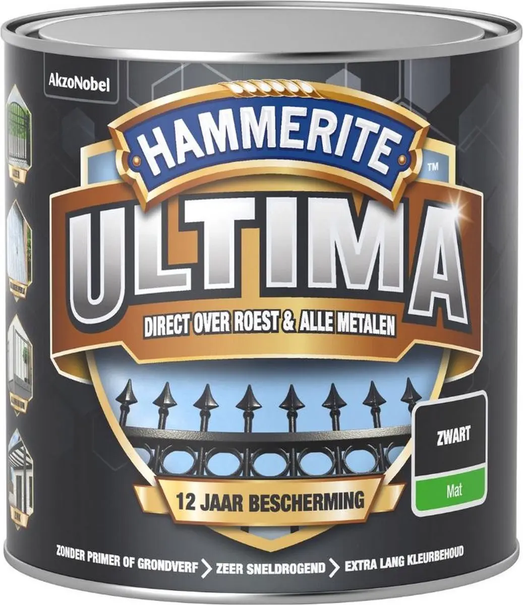 Hammerite Ultima Mat Standblauw 750ml - afbeelding 6 van 6