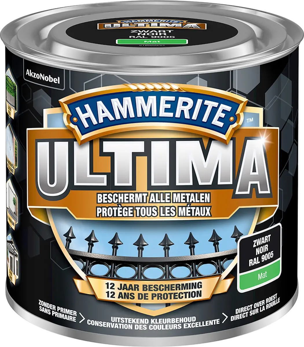 Hammerite Ultima Mat Standblauw 750ml - afbeelding 5 van 6