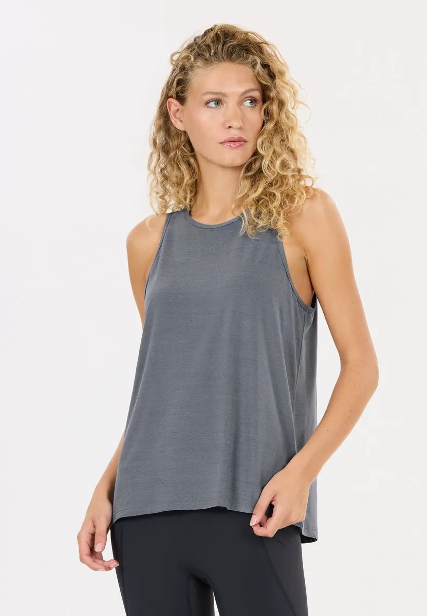 Athlecia Mota Training Singlet Dames Lichtgrijs