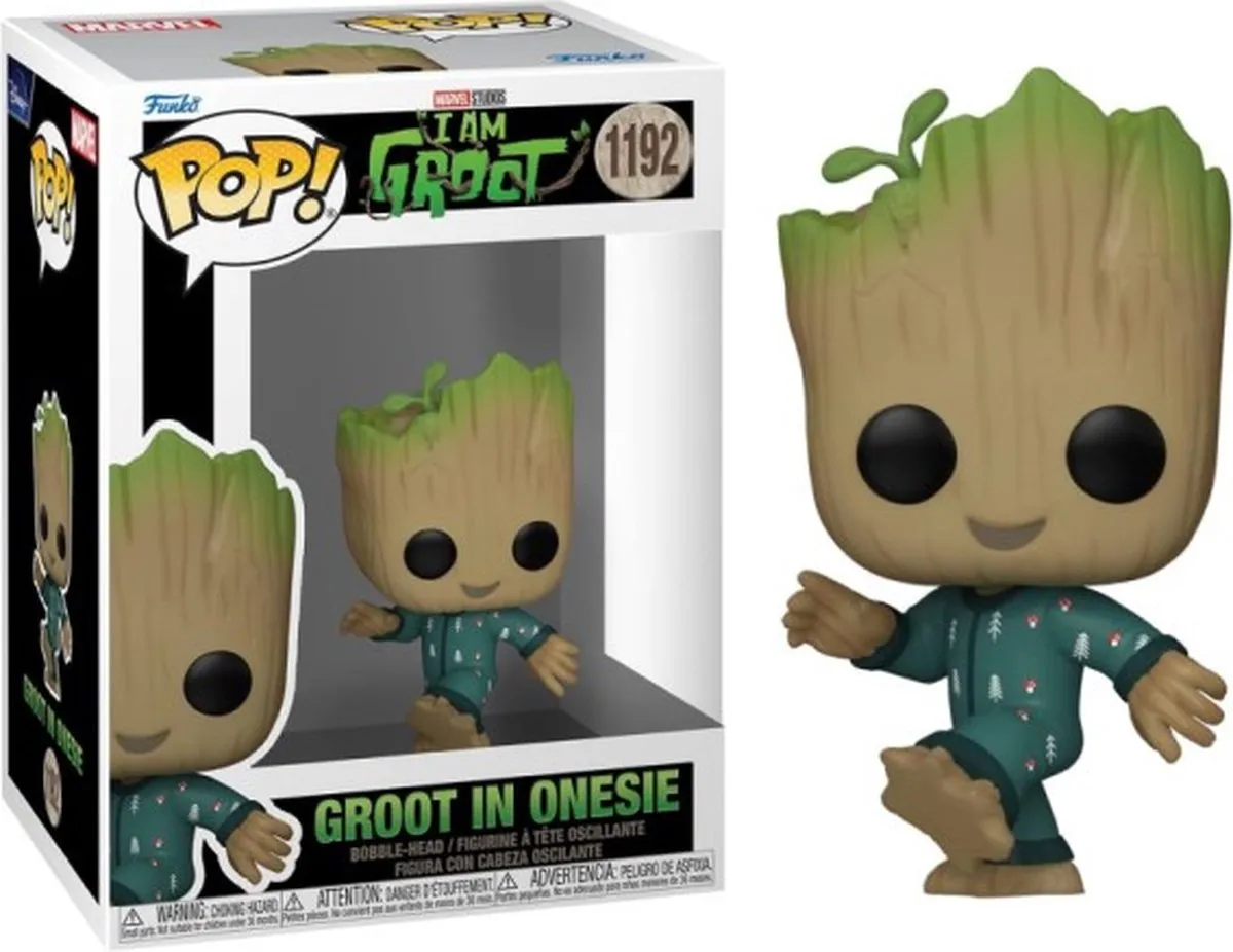 Marvel I Am Groot POP! 70650 Dansende Groot - 9cm - Multicolours - afbeelding 6 van 6