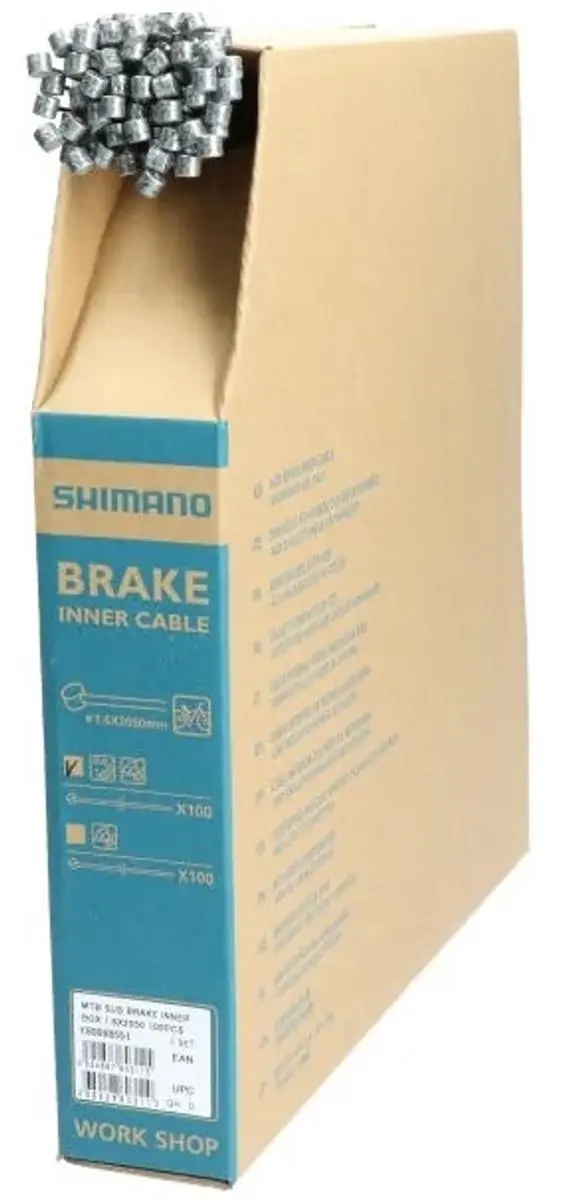 Shimano RVS MTB Remkabel 2050mm - 100 Stuks - afbeelding 3 van 4