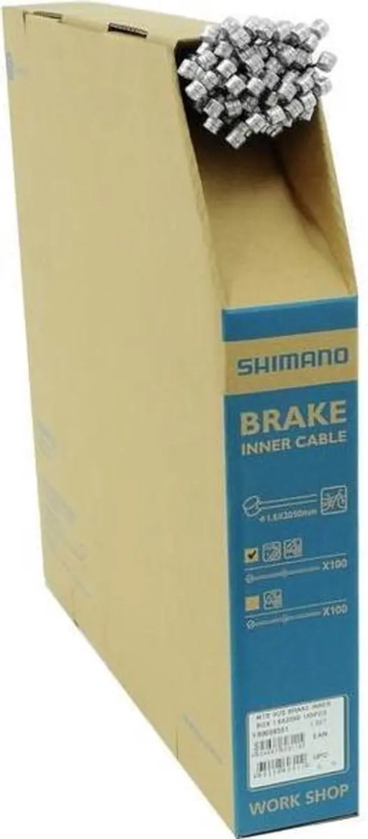 Shimano RVS MTB Remkabel 2050mm - 100 Stuks - afbeelding 2 van 4