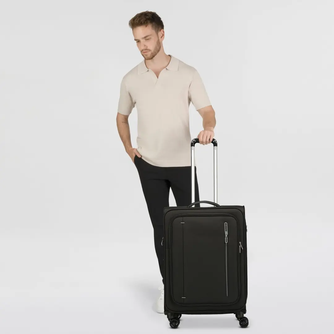 American Tourister Cloudrider Spinner 67cm - 67L - Zwart - afbeelding 2 van 6