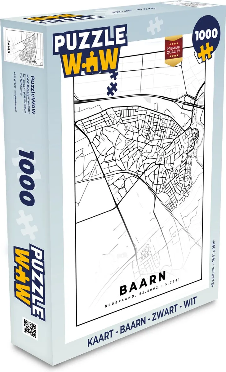 PuzzleWow Baarn Legpuzzel 1000 Stuks