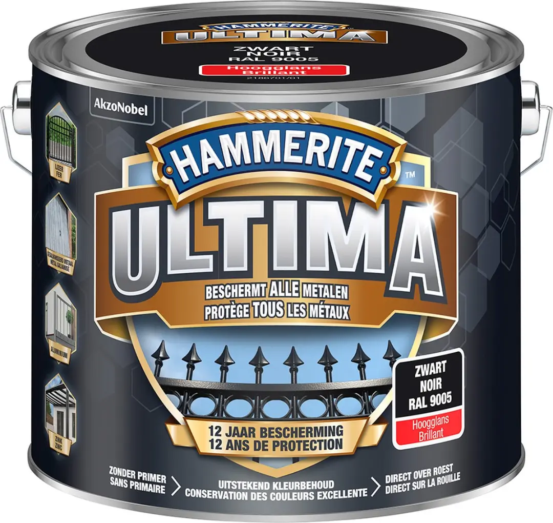 Hammerite Ultima Hoogglans Standgroen 750ml - afbeelding 5 van 6