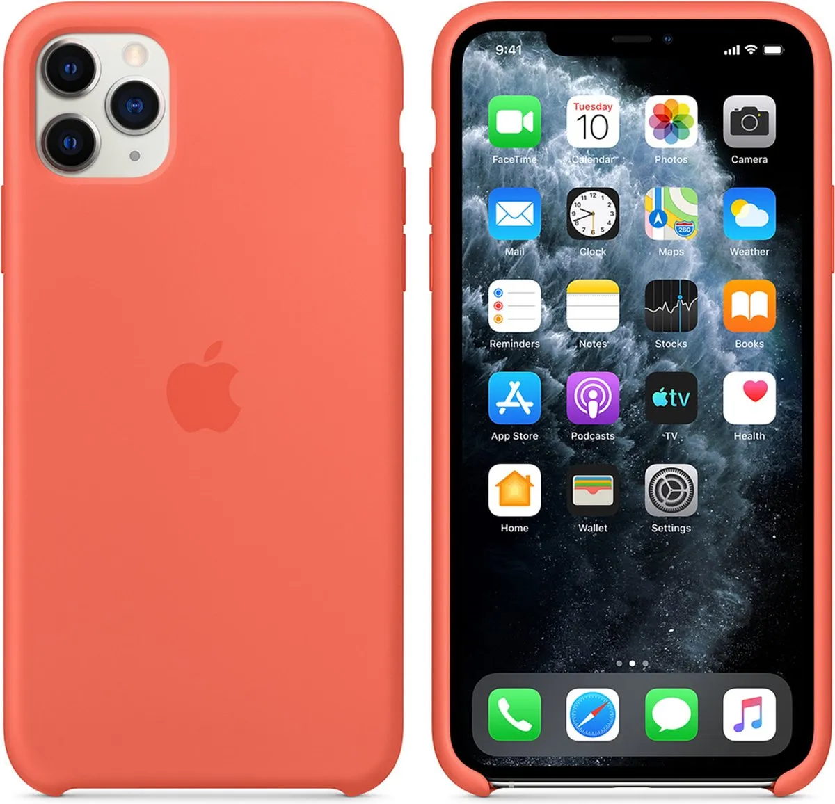 Apple iPhone 11 Pro Max Siliconenhoesje - Oranje MX022ZM/A
