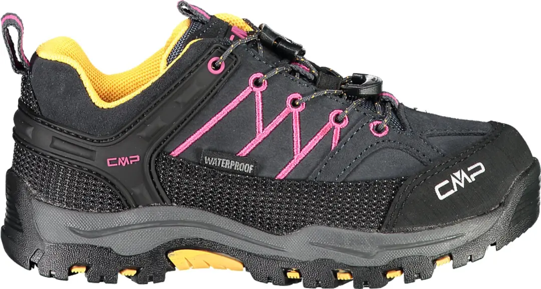 CMP Rigel WP Low Kinderwandelschoenen 30 - Zwart/Geel/Rozig - afbeelding 5 van 6