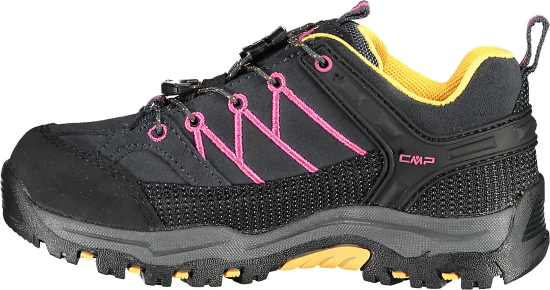 CMP Rigel WP Low Kinderwandelschoenen 30 - Zwart/Geel/Rozig - afbeelding 4 van 6