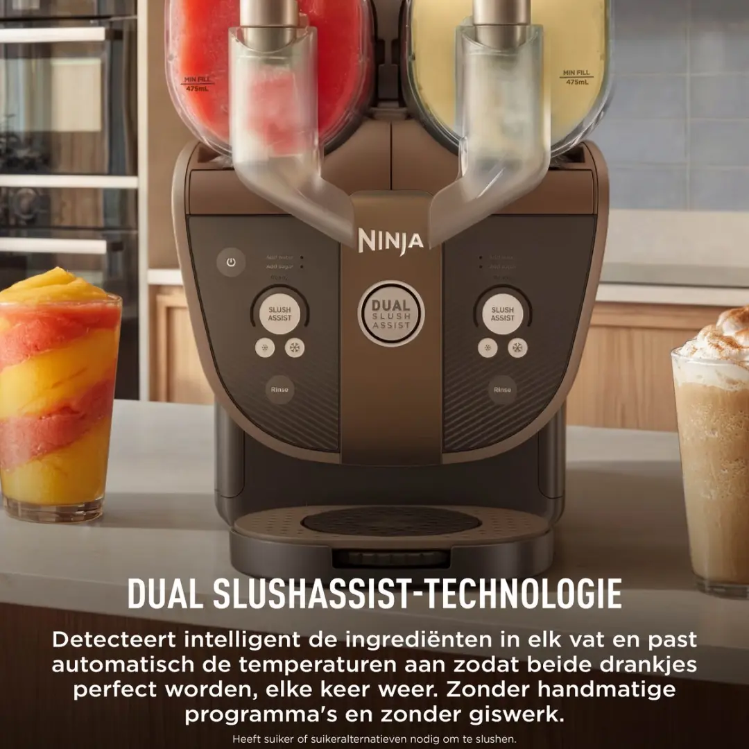 Ninja SLUSHi Twist Slushimachine FS702EUBR - Bruin - afbeelding 5 van 6