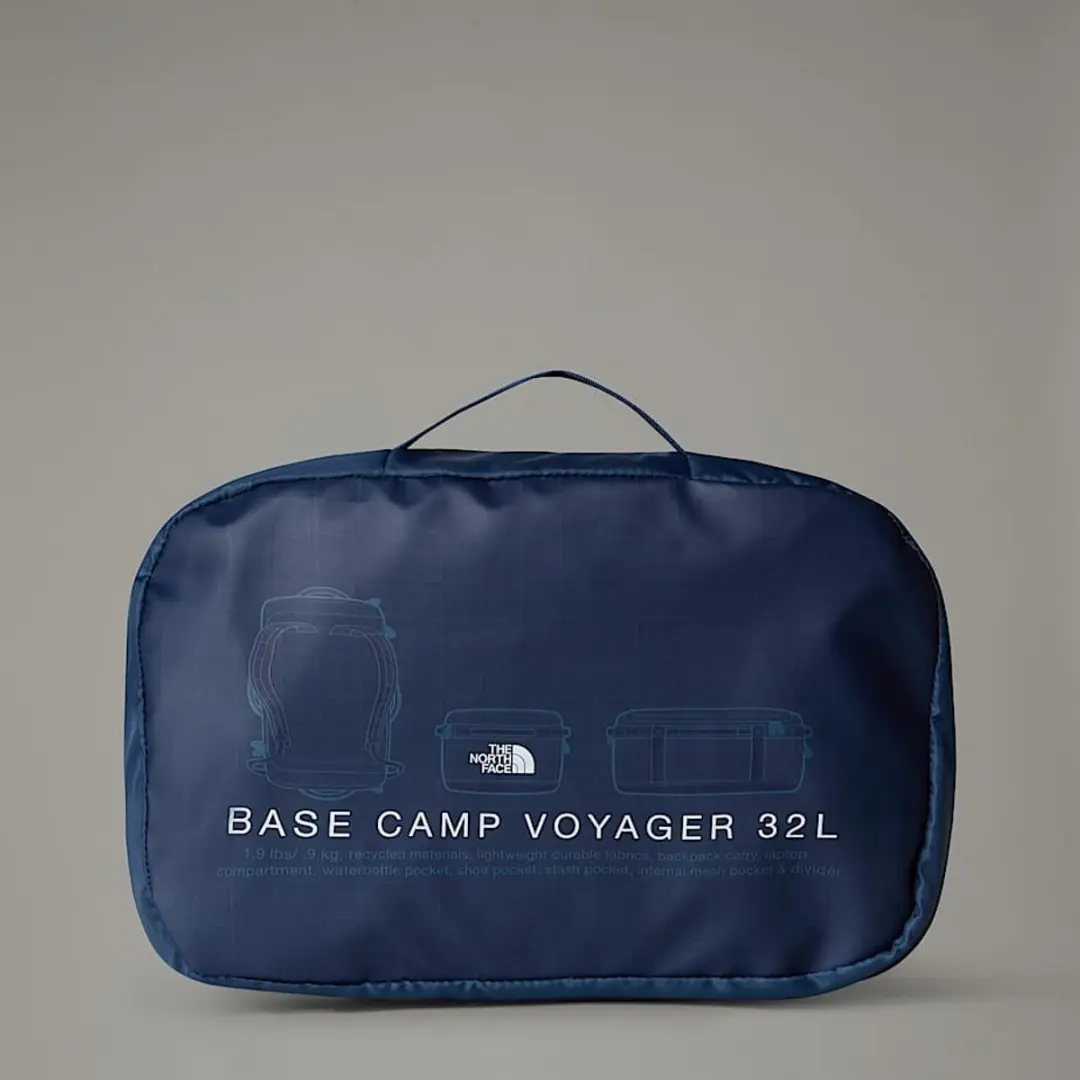 The North Face Base Camp Voyager Duffeltas 32L - Donkerblauw - afbeelding 6 van 6