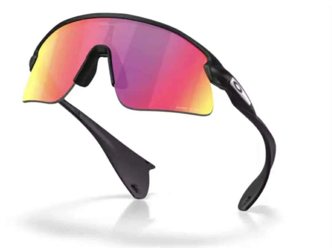 Oakley Stunt Devil Zonnebril - Prizm Road Rood - Matzwart - afbeelding 3 van 3