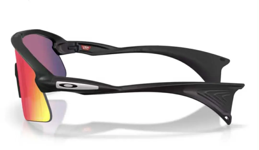 Oakley Stunt Devil Zonnebril - Prizm Road Rood - Matzwart - afbeelding 2 van 3