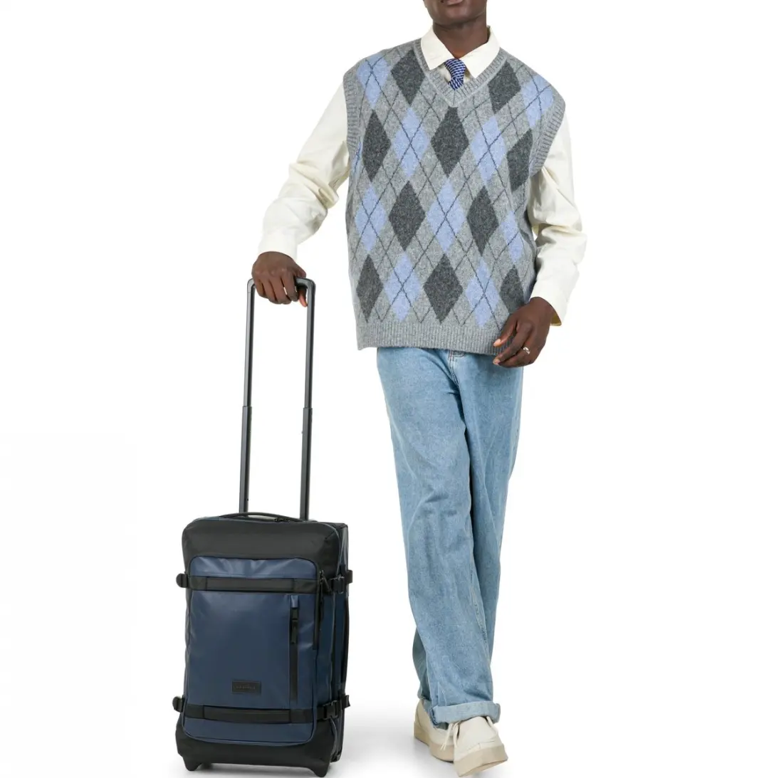 Eastpak Tranverz CNNCT Rollreisetas S 42L - Blauw - afbeelding 4 van 6