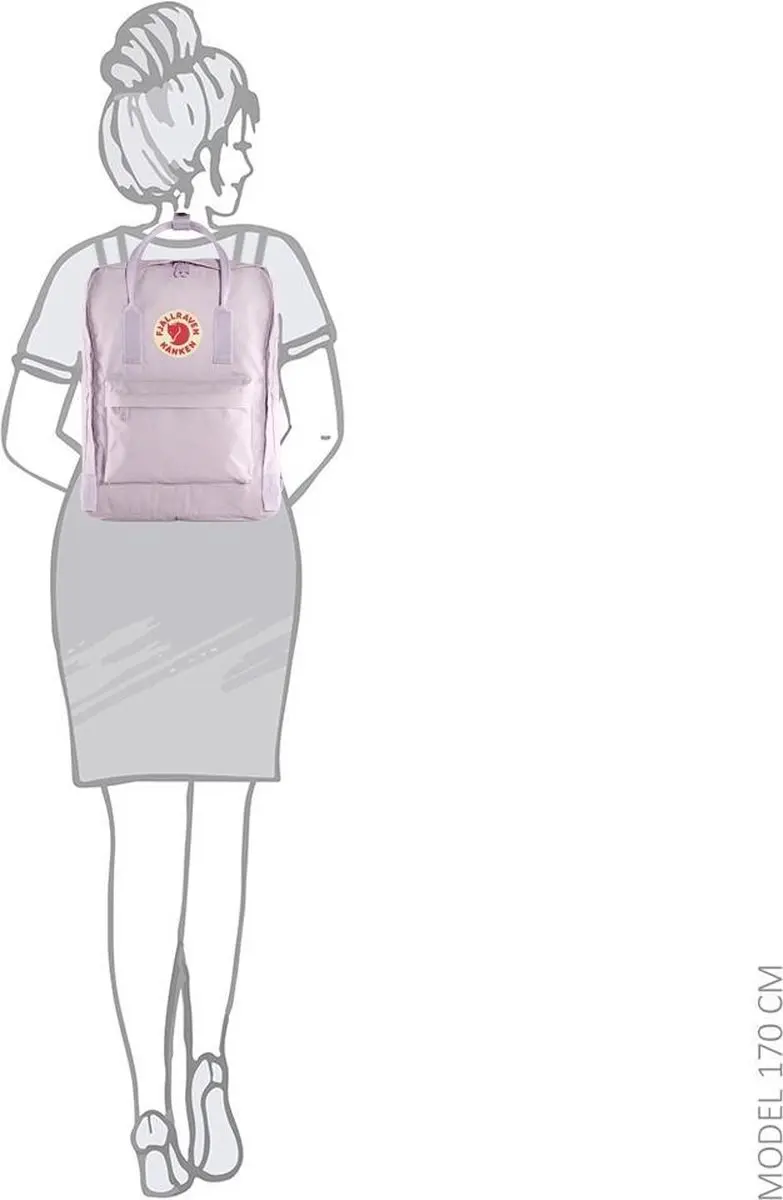 Fjällräven Kånken Rugzak 16L - Pastel Lavender - afbeelding 5 van 6