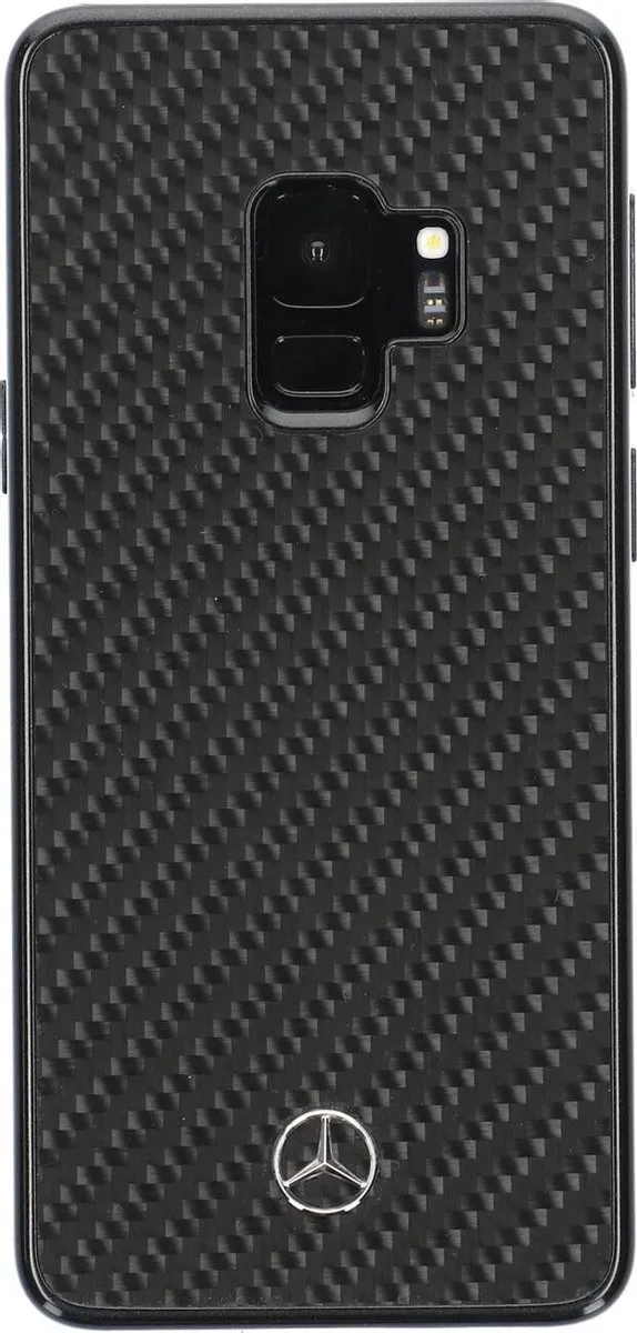 Mercedes-Benz Carbon Series Hoesje Galaxy S9 - Zwart
