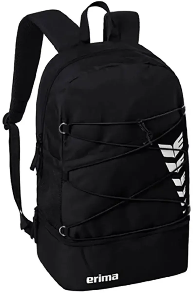 Erima Six Wings Rugzak 25L - 15.6 inch - Zwart - afbeelding 5 van 5