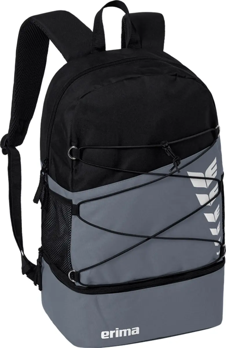 Erima Six Wings Rugzak 25L - 15.6 inch - Zwart - afbeelding 4 van 5