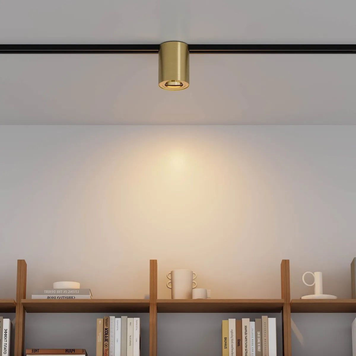 LEDVION Railspot 1-Fase GU10 Kantelbaar - Goud