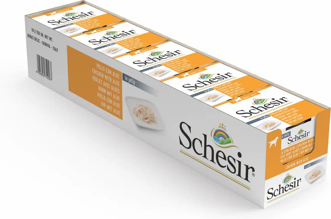 Schesir Nat Blik Kip & Aloë Vera 150g - afbeelding 2 van 6