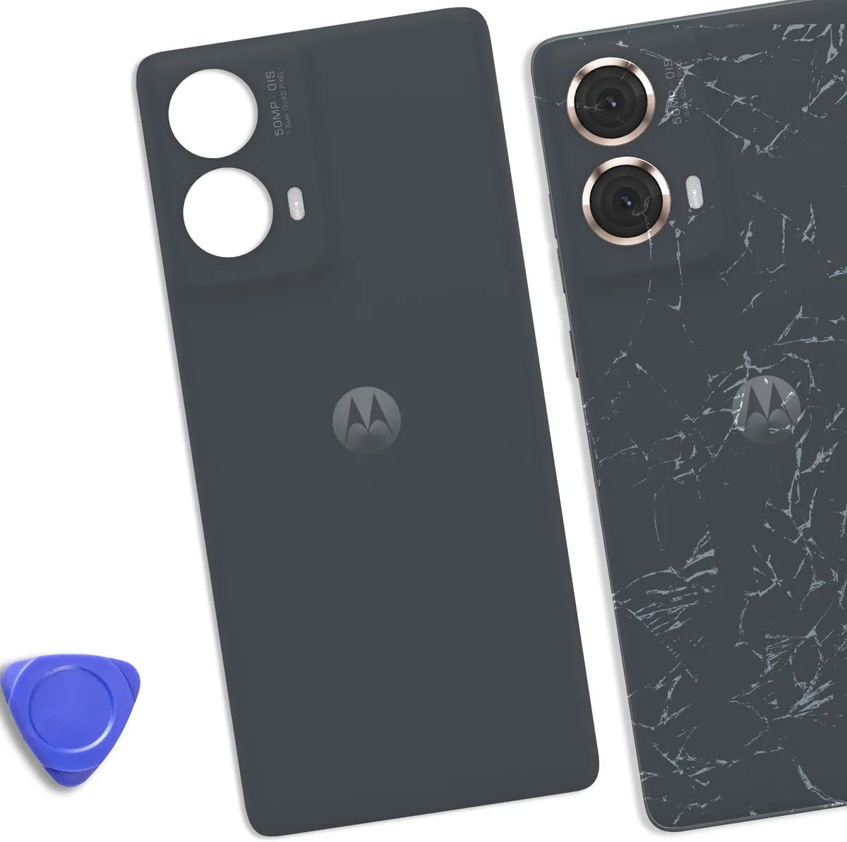 Motorola Moto G85 Achterkant - Grijs