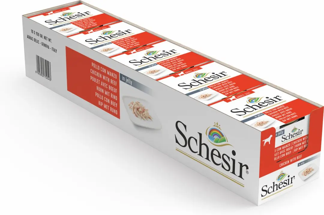 Schesir Hondenvoer Kipfilet & Rundvlees 150g - afbeelding 2 van 6