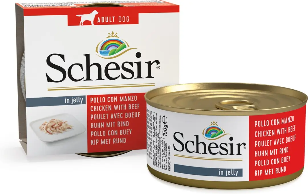 Schesir Hondenvoer Kipfilet & Rundvlees 150g - afbeelding 3 van 6