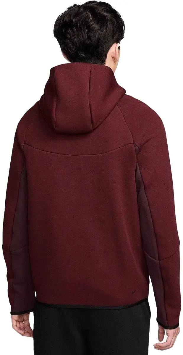 Nike Tech Fleece Hooded Jacket HV0949-619 - Rood - afbeelding 4 van 4
